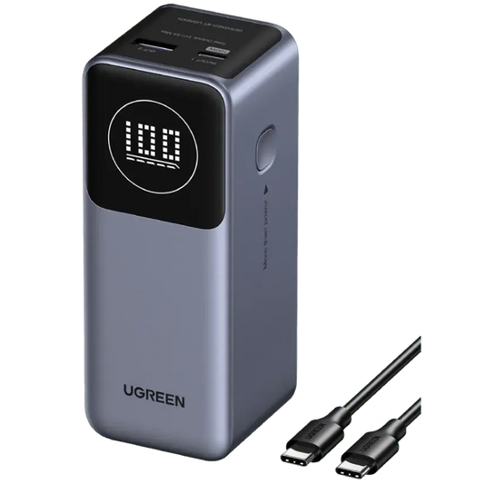 UGREEN Nexode 12000mAh 100W (PD, QC, SCP, PPS) Fast Charging Power Bank, Model: PB724 | P/N: 35526B - for laptops, tablets, and smartphones