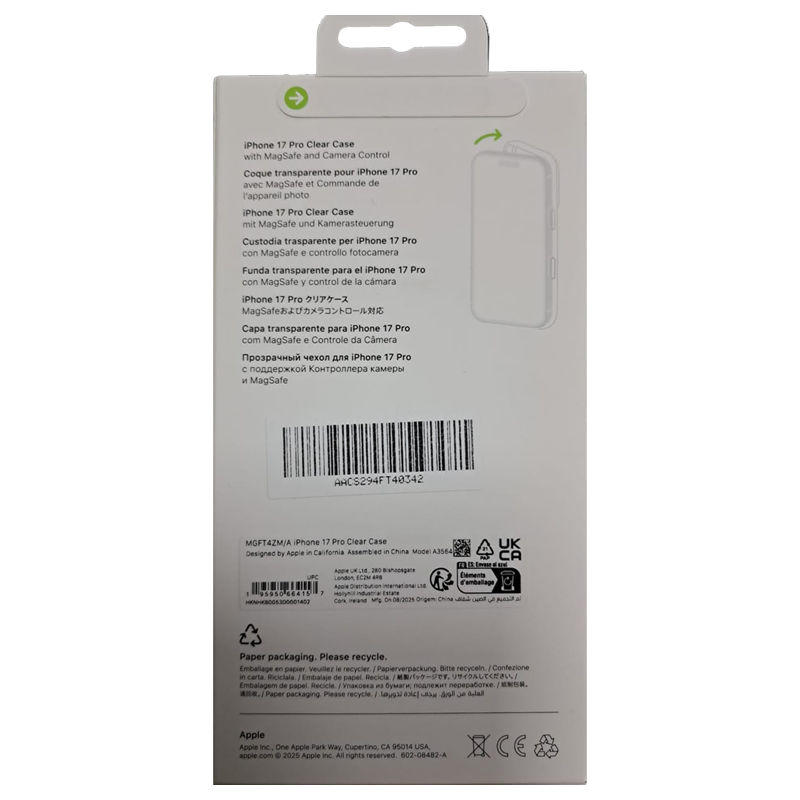 iPhone 17 Pro Clear Case with MagSafe