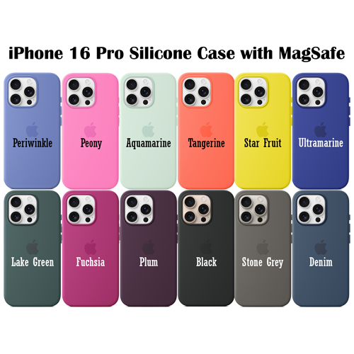 iPhone 16 Pro Silicone Case with MagSafe