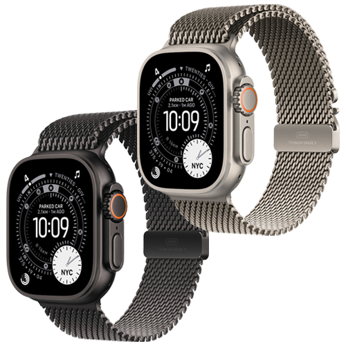 Apple Watch Ultra 3 GPS + Cellular, 49mm - Titanium Case with Titanium Milanese Loop