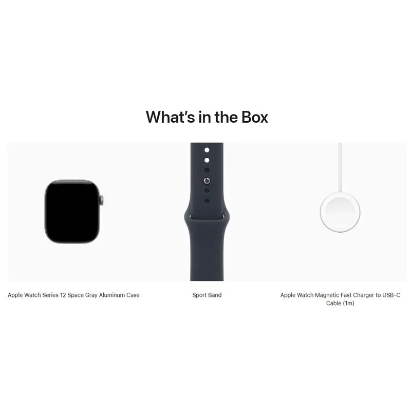 Apple Watch Series 12 GPS 42mm Aluminum Case with Sport Band