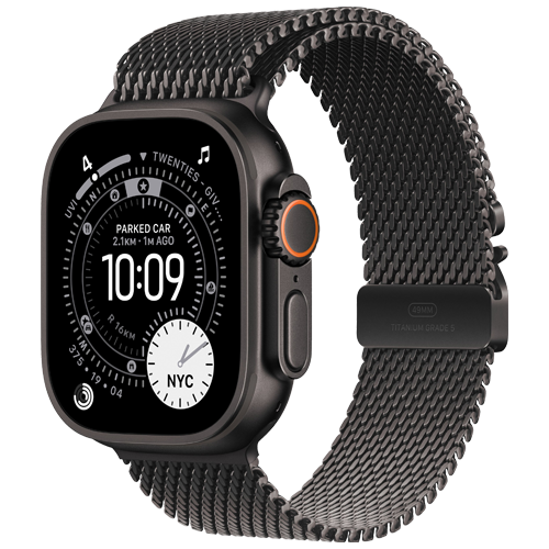 Apple Watch Ultra 3 GPS + Cellular, 49mm - Titanium Case with Titanium Milanese Loop
