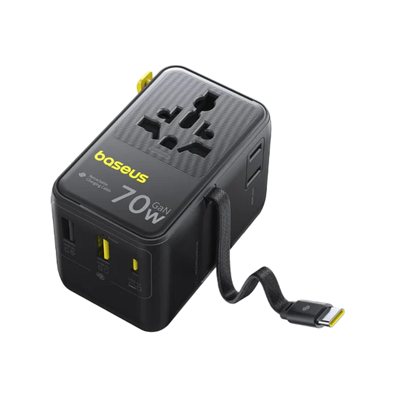 Baseus EnerCore CG11 Universal Travel Adapter 2AC+2U+2C 70W