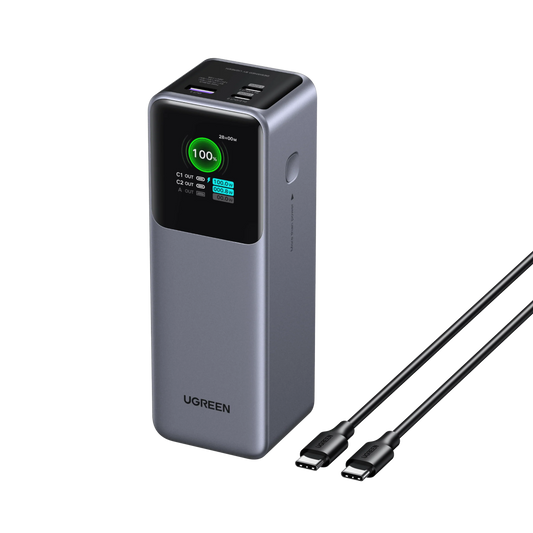 UGREEN Nexode PB722 (35525B) 25000mAh 200W Fast Charging Power Bank - Supports (PD, QC, SCP, PPS) laptops, tablets, and smartphones