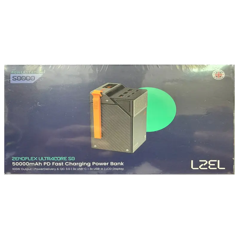 LZEL ZenoFlex UltraCore 50 50000mAh PD Fast Charging Power Bank