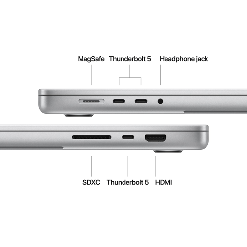 Apple Macbook Pro 16-inch (M4 Max chip) With 16‑core CPU 40‑core GPU 48GB RAM/1TB SSD (MX2W3AB/A) - Silver