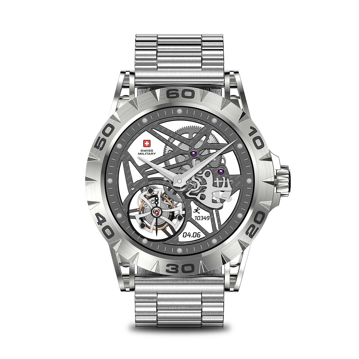 SWISS MILITARY DOM 2 Smart Watch (Metal Strap)
