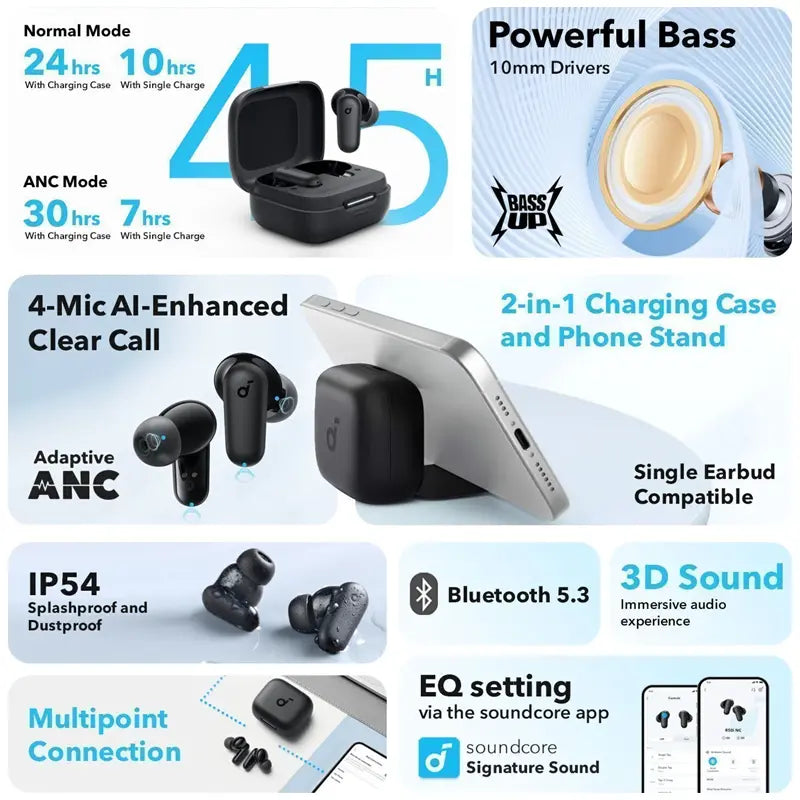 Soundcore R50i NC wireless earbuds by Anker