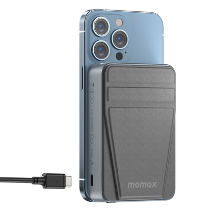 Momax Q.Mag Power 11 10000mAh Magnetic Wireless Battery Pack with Stand