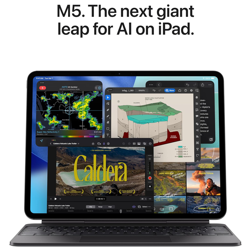 Apple iPad Pro 11-inch (M5) Wi-Fi 512GB With Standard Glass (Middle East Version)