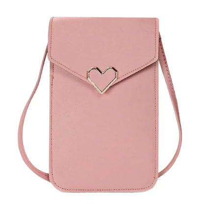 Fashion PU Artificial Leather Sling Shoulder Handbag Small Wallet Purse Cell Phone Crossbody Bag for Women