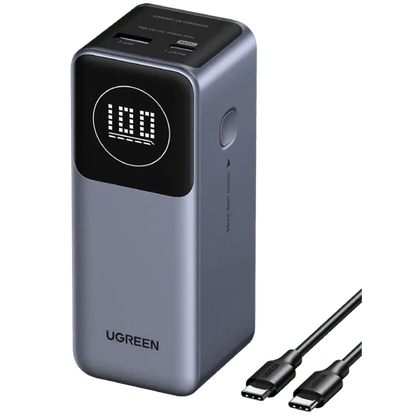 UGREEN Nexode 12000mAh 100W (PD, QC, SCP, PPS) Fast Charging Power Bank, Model: PB724 | P/N: 35526B - for laptops, tablets, and smartphones