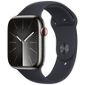 Stainless steel Graphite case with Sport Band S/M - Midnight