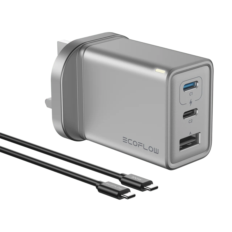 EcoFlow RAPID 65W GaN Charger with 100W Cable