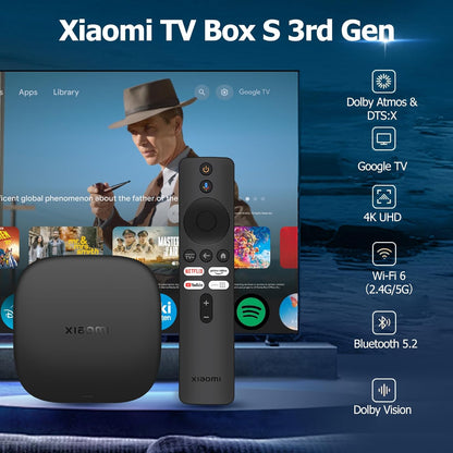 Xiaomi TV Box S (3rd Gen) - 4K Ultra HD Streaming Device [MDZ-32-AA]