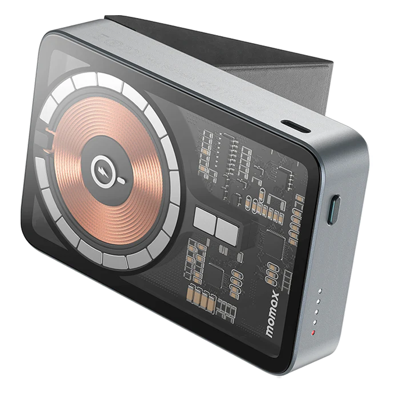 Momax Q.Mag Power 11 10000mAh Magnetic Wireless Battery Pack with Stand