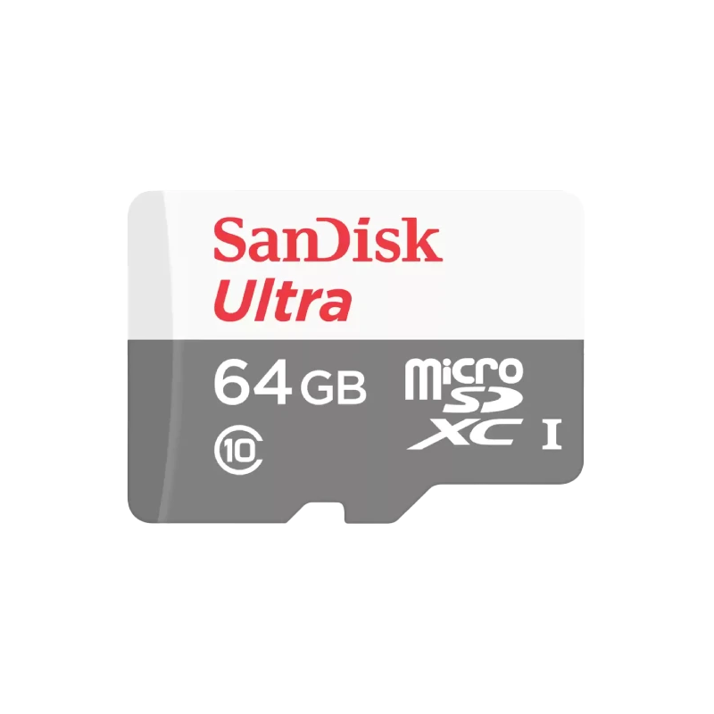 SanDisk Ultra 64GB microSDXC UHS-1 Card, SPEED UP T0 100MB/s