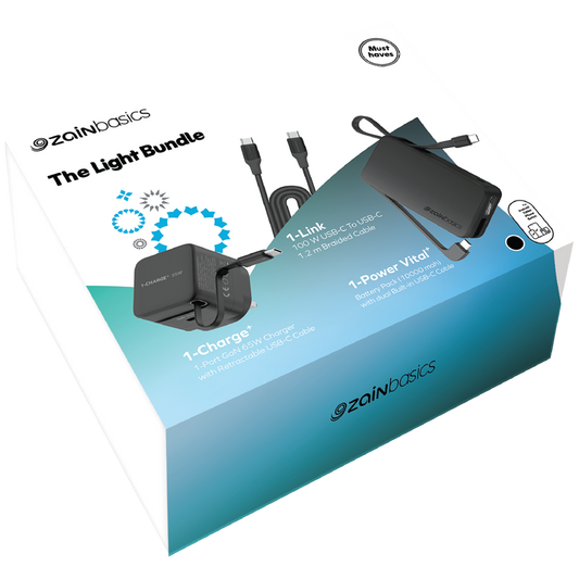 Zain Basics “Essentials – Light Accessories Bundle Pack” (by Momax)