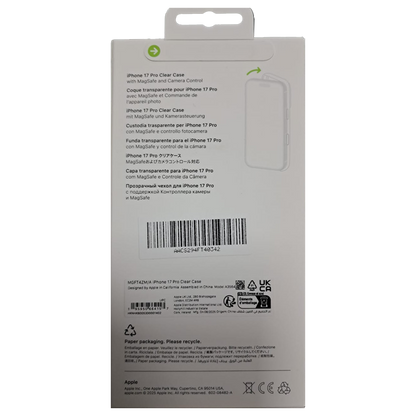 iPhone 17 Pro Clear Case with MagSafe