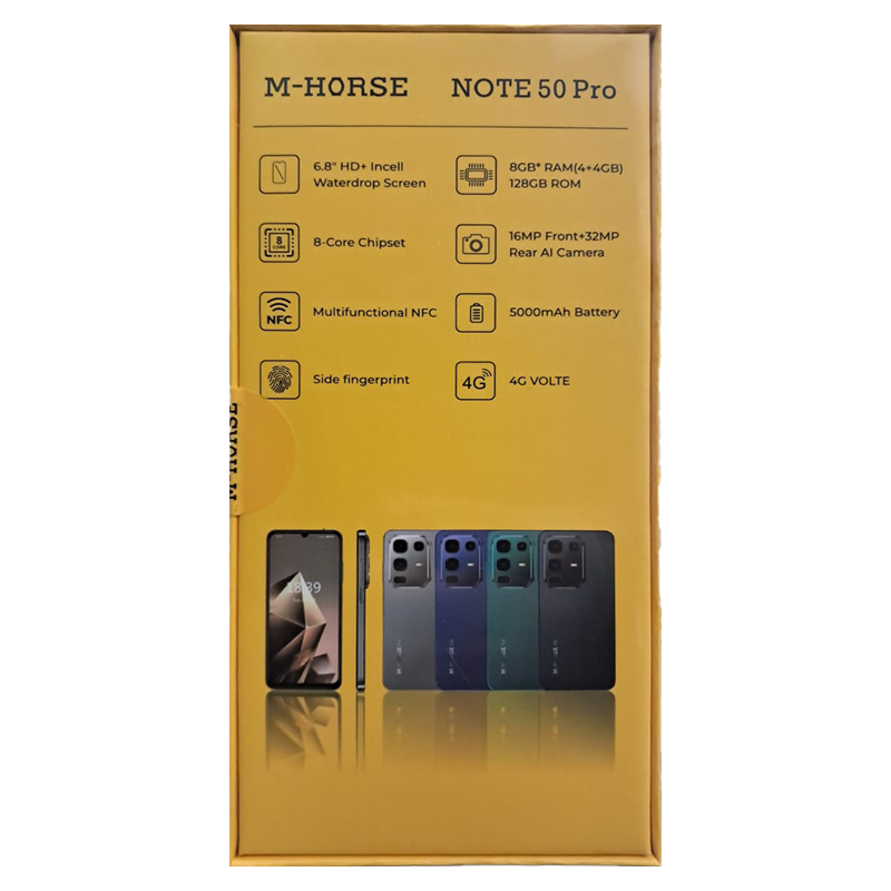 M-HORSE NOTE 50 Pro NFC (4GB+4GB/128GB)