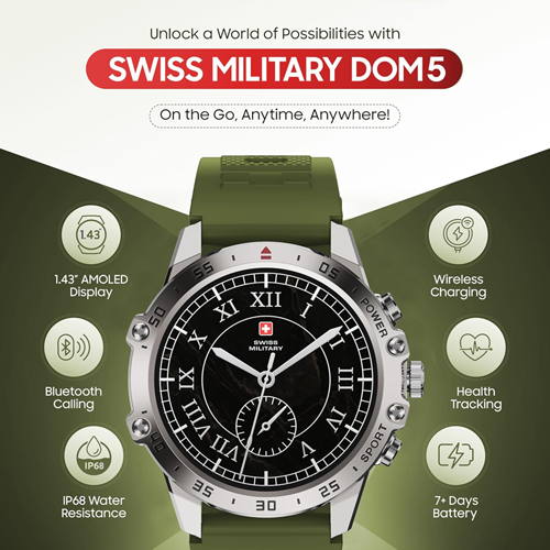 SWISS MILITARY DOM 5 Smart Watch