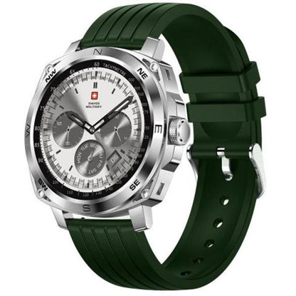 SWISS MILITARY DOM 4 Smart Watch Silver Steel