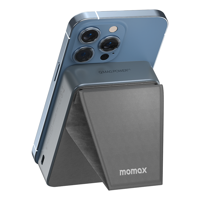Momax Q.Mag Power 11 10000mAh Magnetic Wireless Battery Pack with Stand