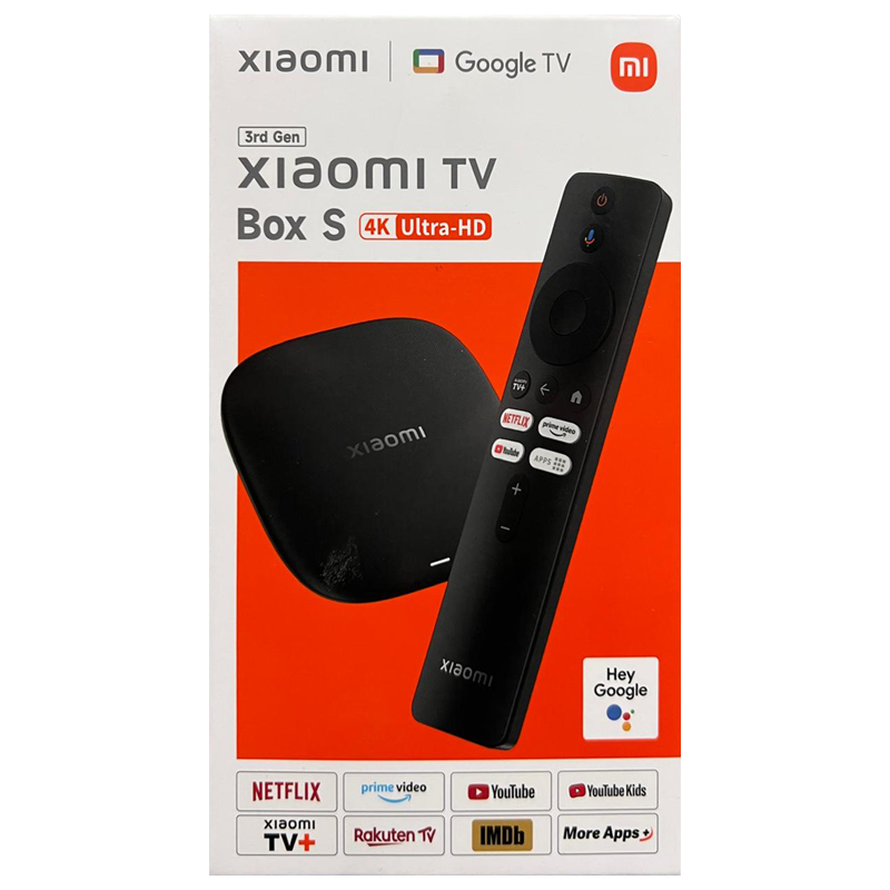 Xiaomi TV Box S (3rd Gen) - 4K Ultra HD Streaming Device [MDZ-32-AA]
