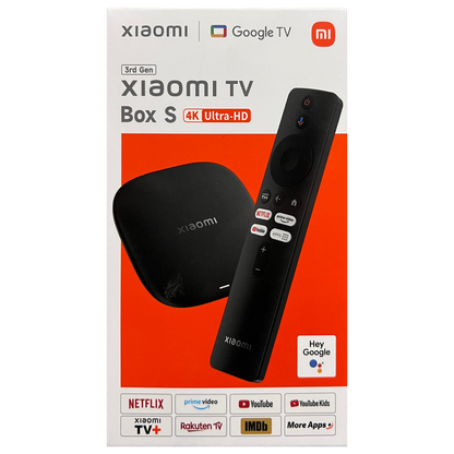 Xiaomi TV Box S (3rd Gen) - 4K Ultra HD Streaming Device [MDZ-32-AA]