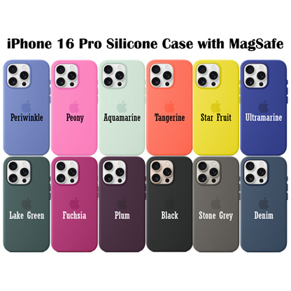 iPhone 16 Pro Silicone Case with MagSafe