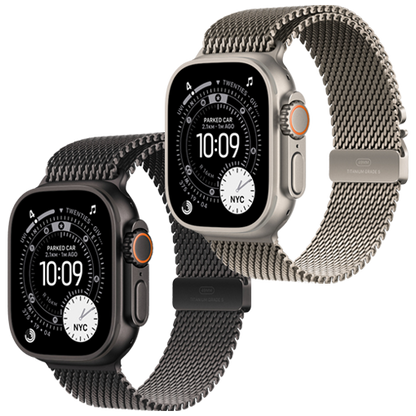 Apple Watch Ultra 3 GPS + Cellular, 49mm - Titanium Case with Titanium Milanese Loop