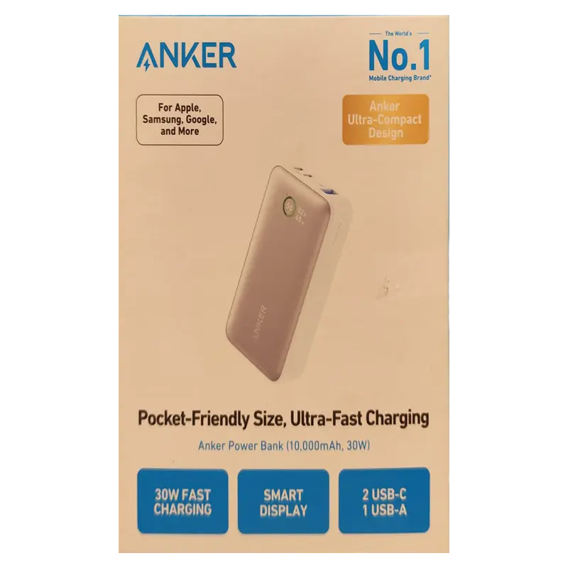Anker Nano Power Bank (10,000mAh, 30W)
