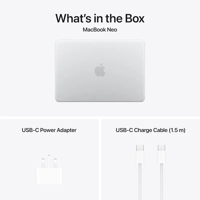 Apple MacBook Neo 13-inch (A3404), A18 Pro, 8GB RAM, 256GB SSD