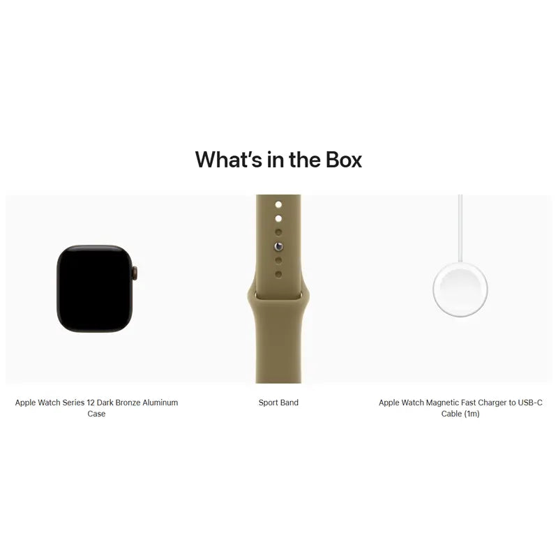 Apple Watch Series 12 GPS 46mm Aluminum Case with Sport Band