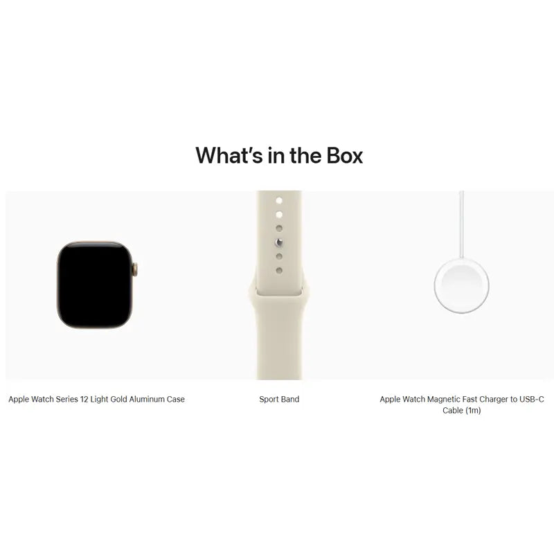 Apple Watch Series 12 GPS 46mm Aluminum Case with Sport Band