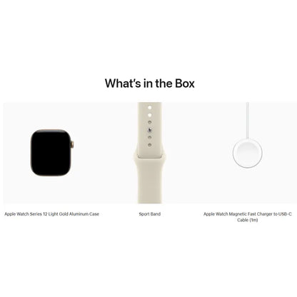 Apple Watch Series 12 GPS 46mm Aluminum Case with Sport Band