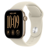 Apple Watch Series 12 GPS 46mm Light Gold Aluminum Case with Sand Sport Band - S/M