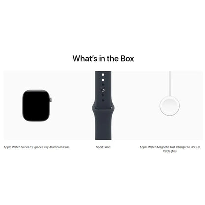 Apple Watch Series 12 GPS 46mm Aluminum Case with Sport Band