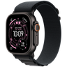 Apple Watch Ultra 3 GPS + Cellular 49mm Black Titanium Case with Black Alpine Loop - Small