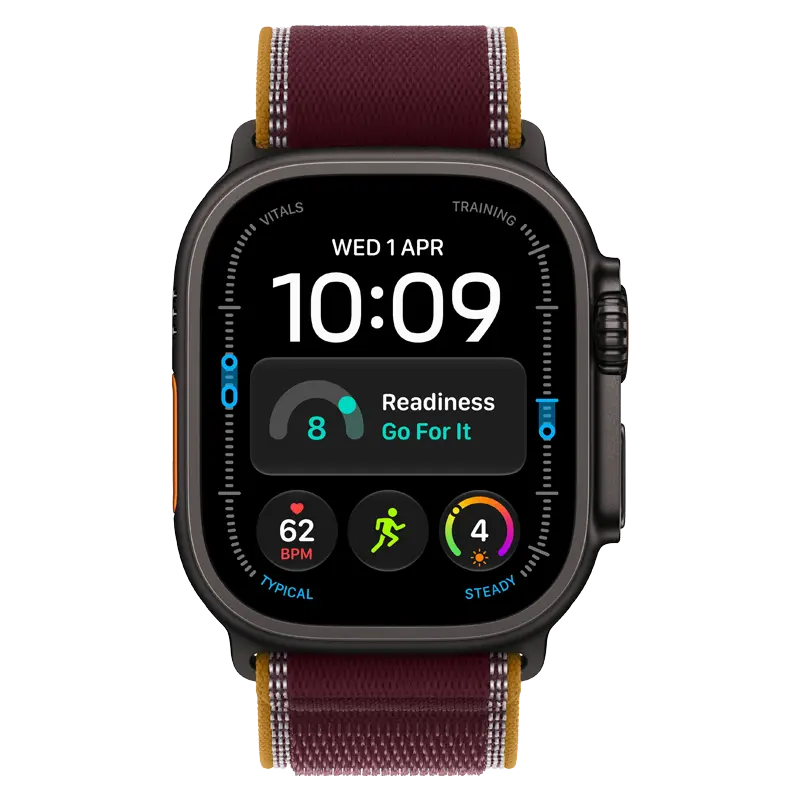Apple Watch Ultra 4 GPS + Cellular, 49mm Titanium Case with Trail Loop