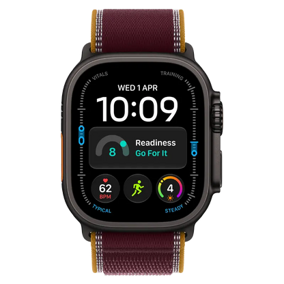 Apple Watch Ultra 4 GPS + Cellular, 49mm Titanium Case with Trail Loop