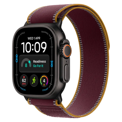 Apple Watch Ultra 4 GPS + Cellular, 49mm Titanium Case with Trail Loop