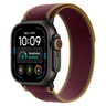 Apple Watch Ultra 4 GPS + Cellular 49mm Black Titanium Case with Burgundy Trail Loop - S/M