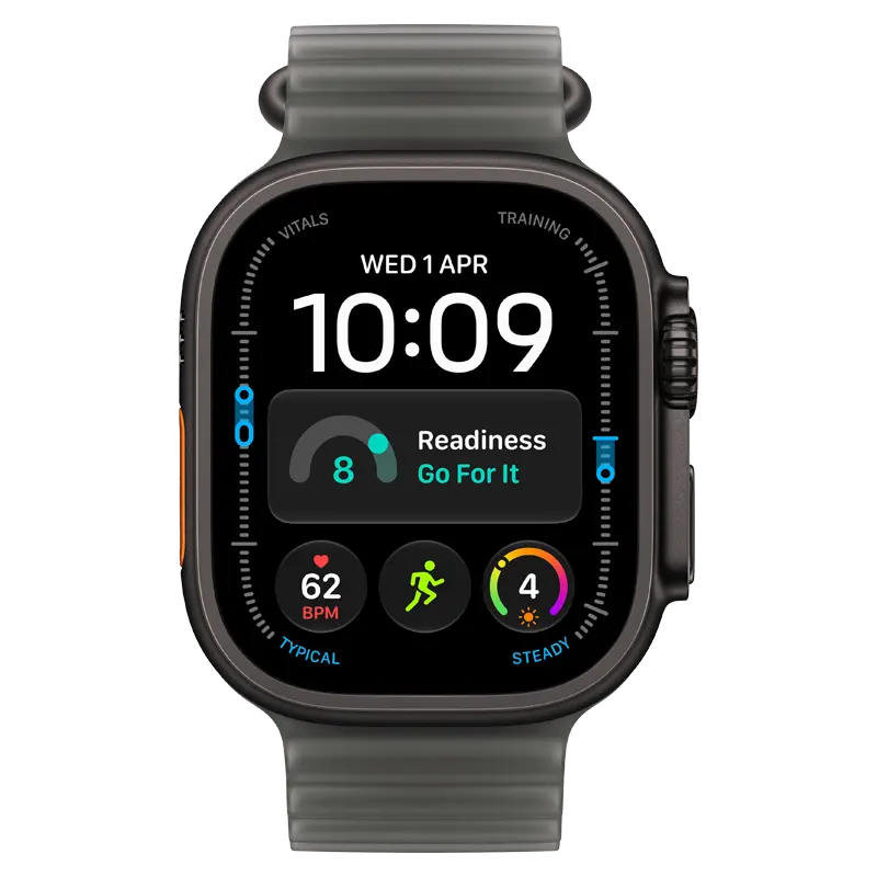 Apple Watch Ultra 4 GPS + Cellular, 49mm Titanium Case with Ocean Band