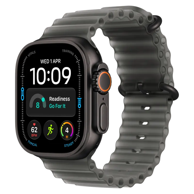 Apple Watch Ultra 4 GPS + Cellular, 49mm Titanium Case with Ocean Band