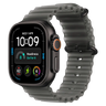 Apple Watch Ultra 4 GPS + Cellular 49mm Black Titanium Case with Translucent Black Ocean Band