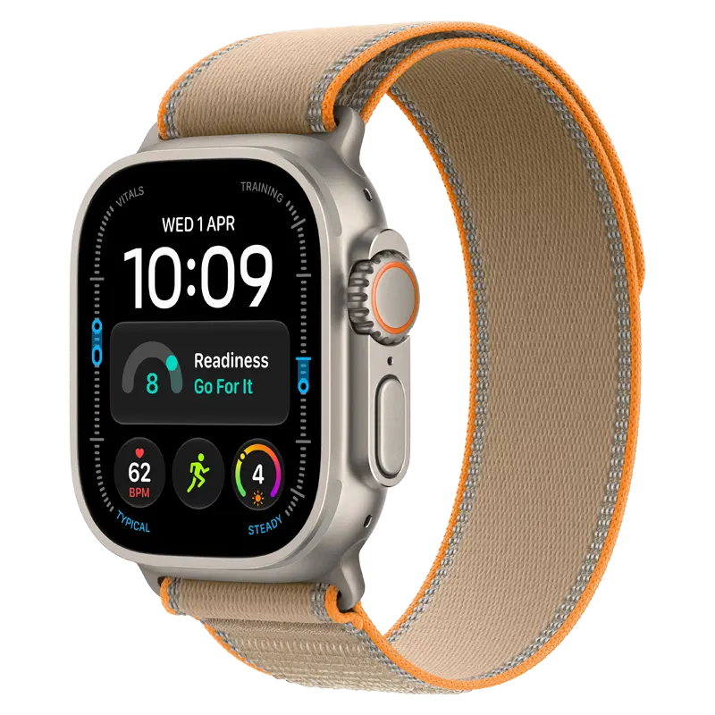 Apple Watch Ultra 4 GPS + Cellular, 49mm Titanium Case with Trail Loop