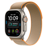 Apple Watch Ultra 4 GPS + Cellular 49mm Natural Titanium Case with Sand Trail Loop - S/M