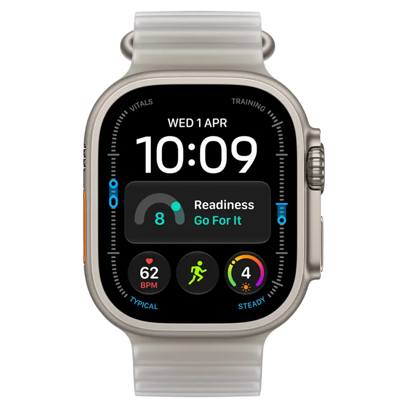 Apple Watch Ultra 4 GPS + Cellular, 49mm Titanium Case with Ocean Band