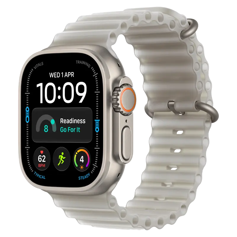 Apple Watch Ultra 4 GPS + Cellular, 49mm Titanium Case with Ocean Band